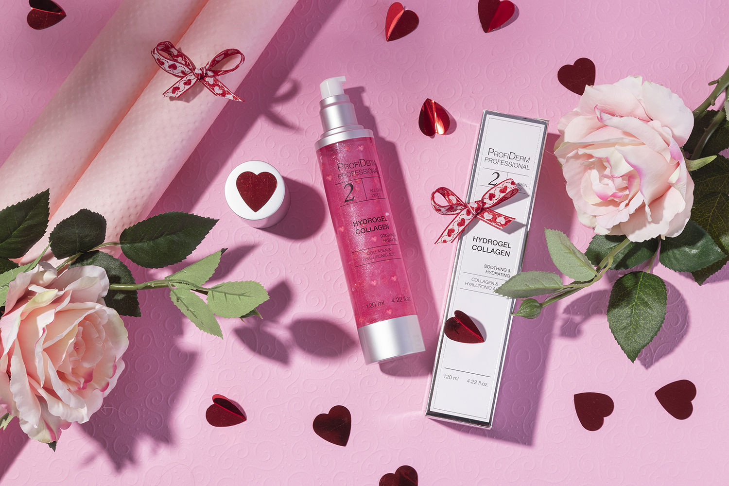 Kollageeni hüdrogeel Lady taastab rakuprotsesse, rahustab nahka, tõstab elastsust ja kudede toonust. Niisutab nahka ja sobib igale nahale, ka tundlikule.