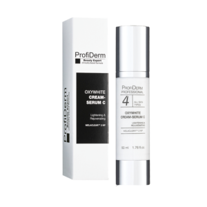 OxyWhite kreem - seerum C silendab ja ühtlustab naha tekstuuri, küllastab nahka hapniku ja rohke C-vitamiiniga. Antioksüdant, vananemisvastase mõjuga.
