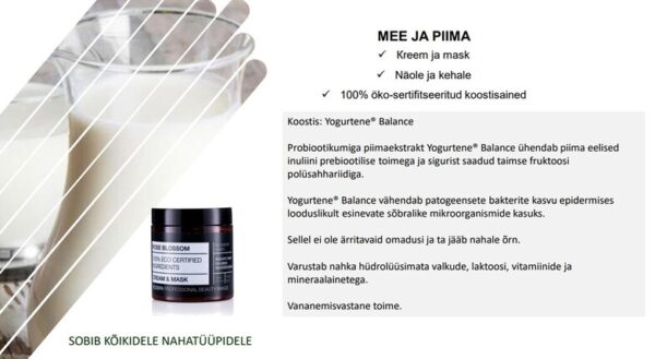 Honey and Milk Cream Mask - Mee ja Piima kreem - mask - Image 3