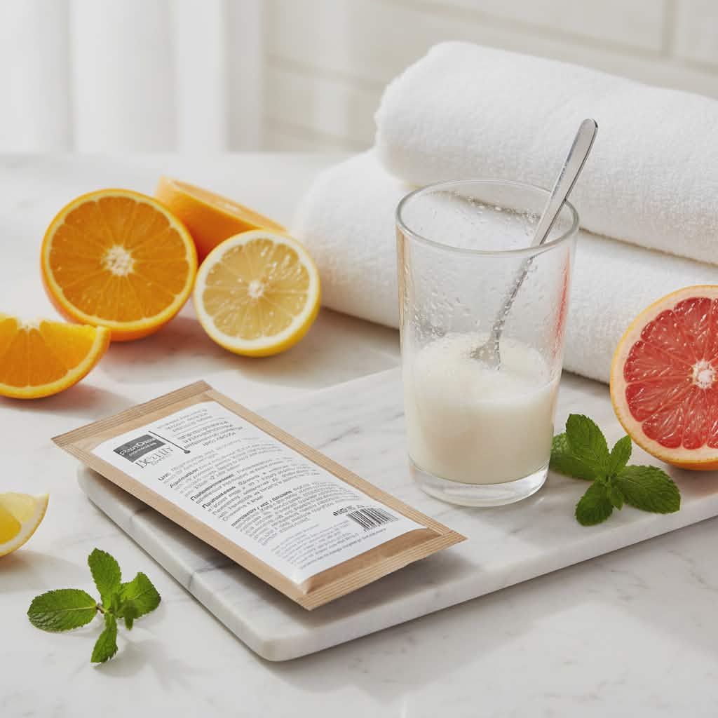 Vitamiini shaker vahumask on vitamiinikokteil üliaktiivsetest koostisosadest, mis muudab naha heledamaks, toimib antioksüdantselt ja vananemisvastaselt.